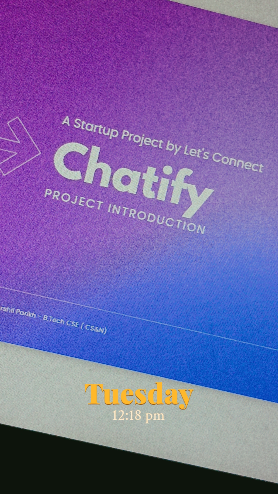 Chatify Project Intro