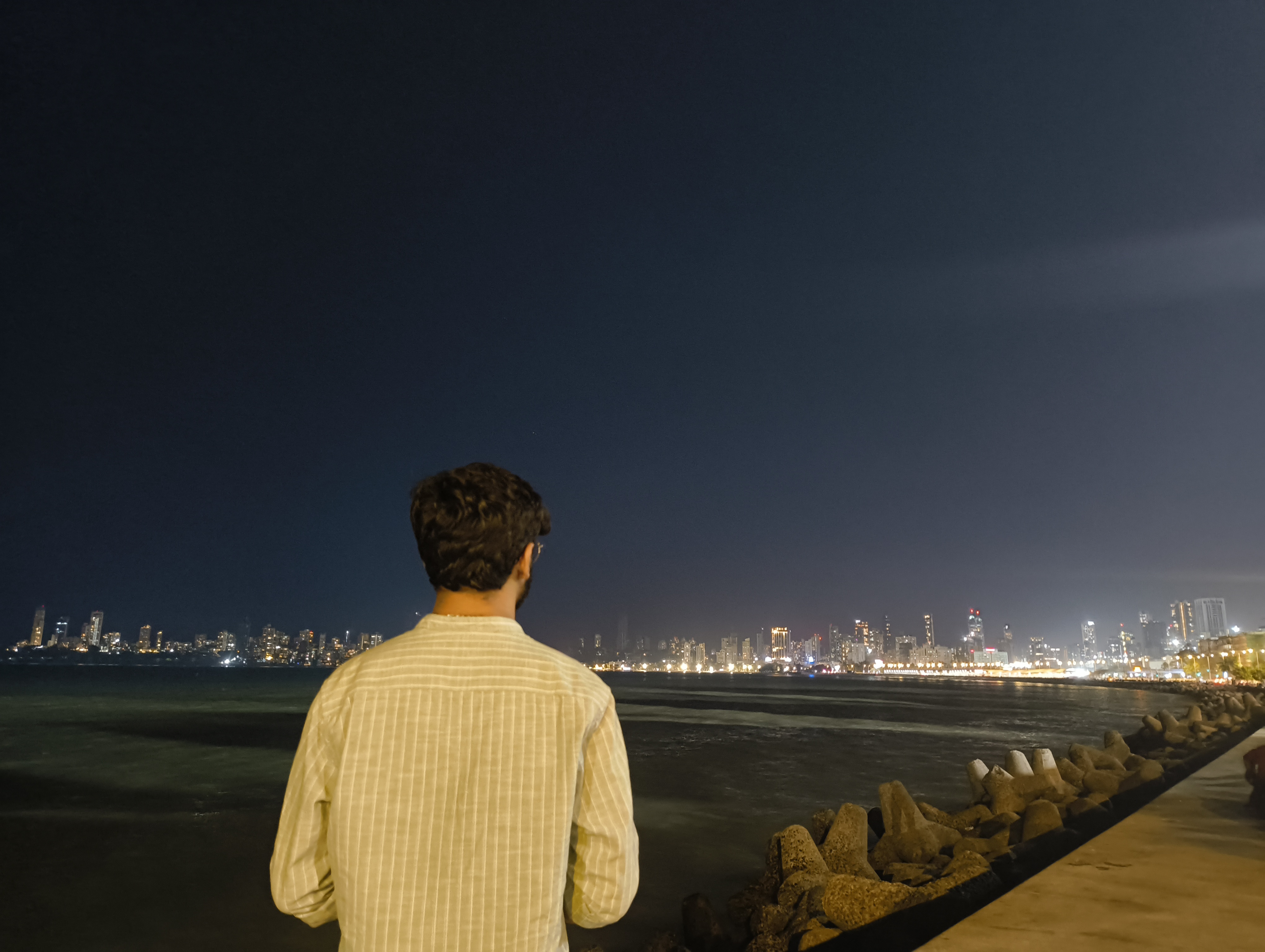 Mumbai Marine Drive Skyline