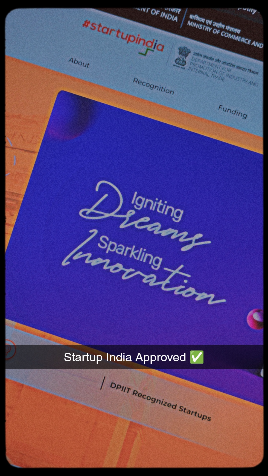 Moment Startup India